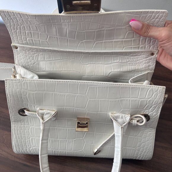 Jimmy Choo Embossed Leather Rosalie Handle with Dust Bag - Picture 14 of 14